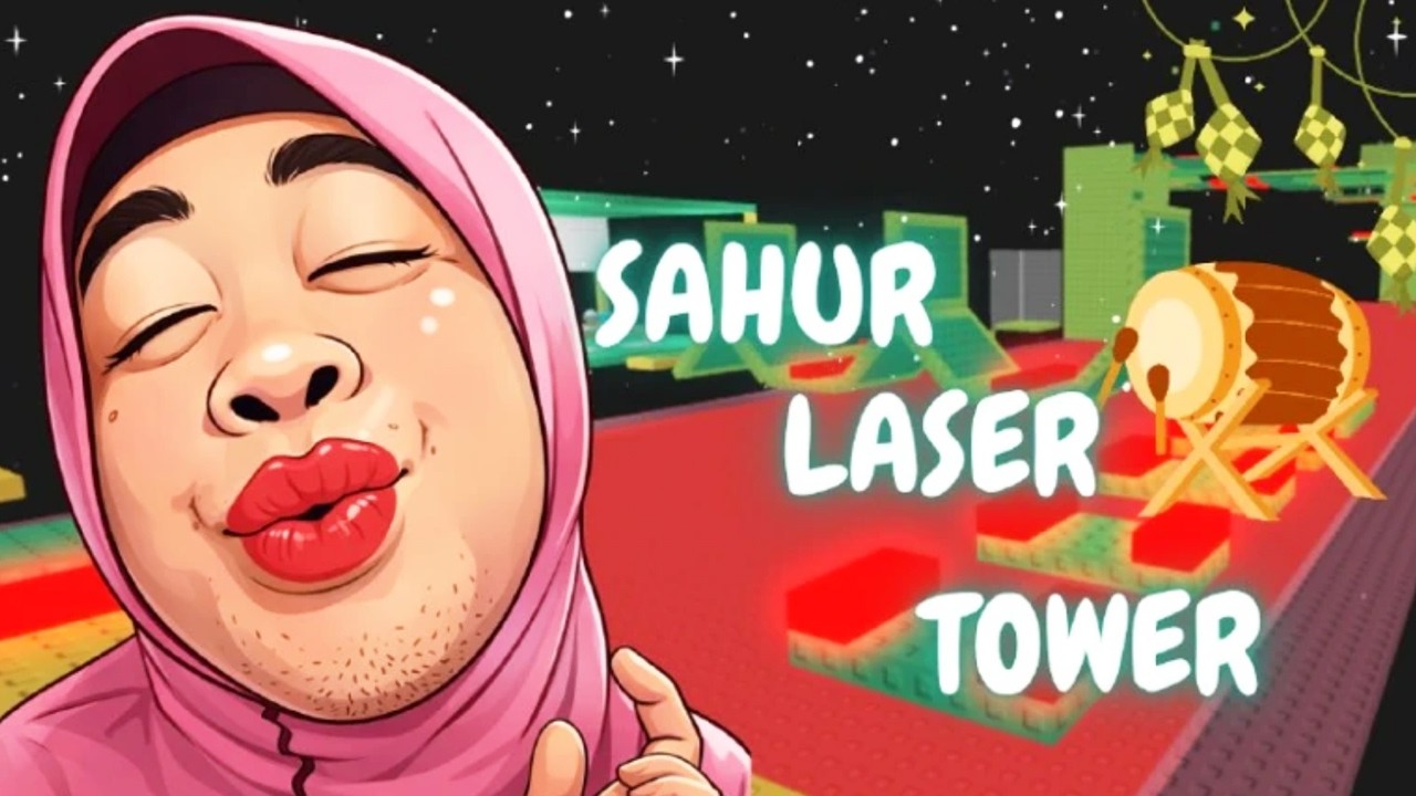 NGABUBURIT KESABARAN KU DI UJI MAIN INI.... Menara Laser Sahur Mimi Peri