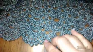 Ажурная туника - жилет, вяжем крючком, веерным узором, без швов Ажурная туника - жилет, вяжем крючком, веерным узором, без швов