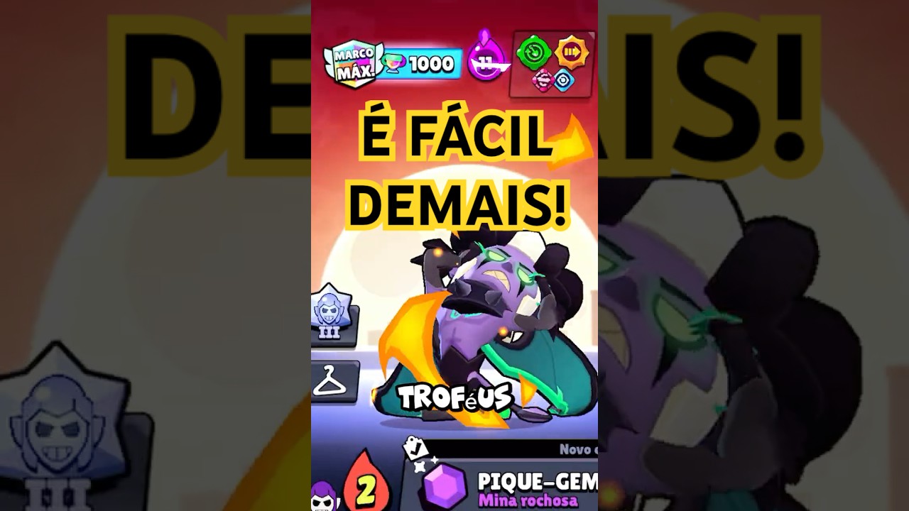 PEGUE MIL TROFÉUS FACILMENTE NO BRAWL STARS !!! #brawlstars #gxtavinho