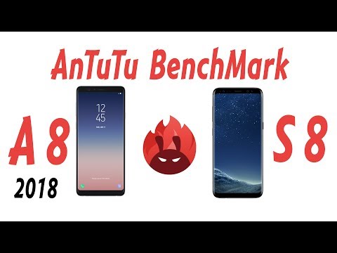 SAMSUNG A8 2018 VS SAMSUNG S8 - ANTUTU BENCHMARK Video