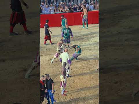 Calcio Storico Fiorentino 2025 - Semifinale: Bianchi vs Verdi