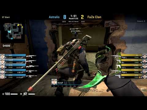 CSGO POV astralis BLAMEF vs FaZe on MIrage - 30 kills