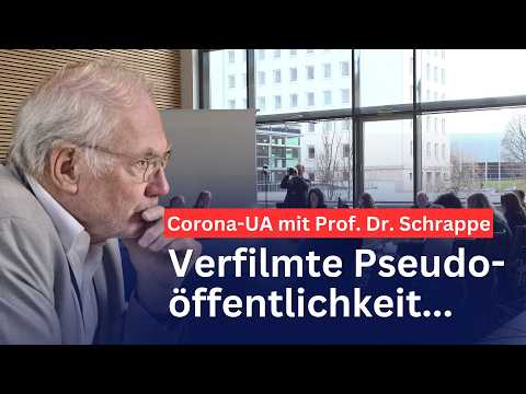 Verfilmte Pseudoöffentlichkeit: Der Corona-UA in Thüringen mit Prof. Dr. Matthias Schrappe Video-Thumbnail von YouTube