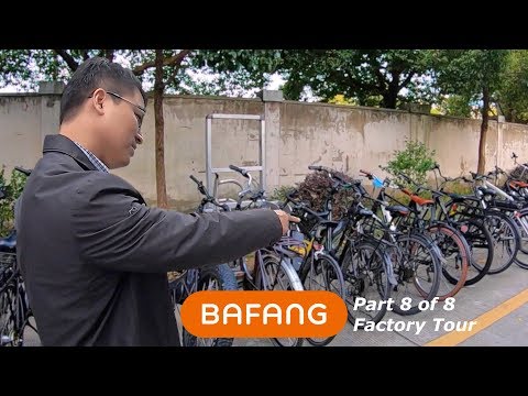 Bafang Factory Tour Suzhou China - Parte 8 de 8 (bicicletas de teste ao ar livre)