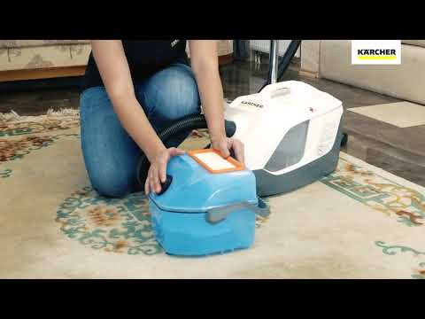 Пылесос с аквафильтром Karcher DS 6 Premium Mediclean — как работает?