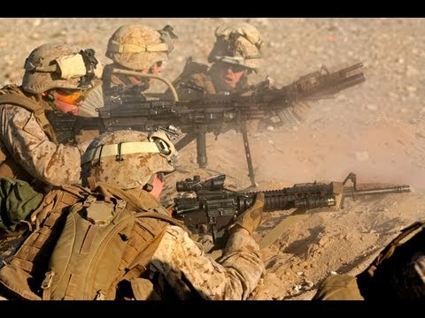US Marines In Afghanistan Fighting Taliban