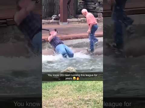 Pops wasn't falling for the water tricks 😭🔥