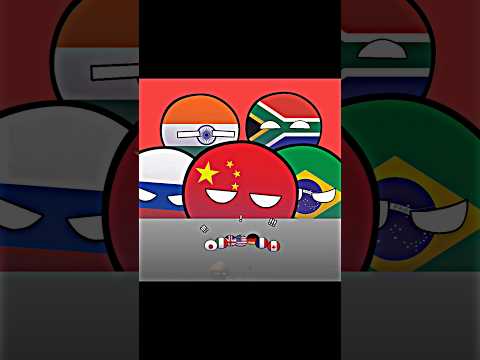 G7 and BRICS #countryballs #edit #shorts #viral #viralshort