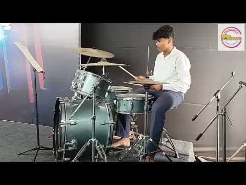 Drums Performance By Varenya M (Song- Caribbean Sunset by Mike Osborn)