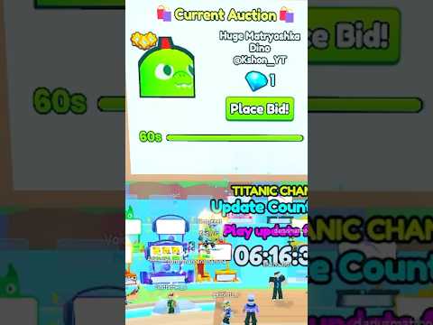 1 Diamond Huge Matryoshka Dino! (Roblox Pet Simulator 99!)