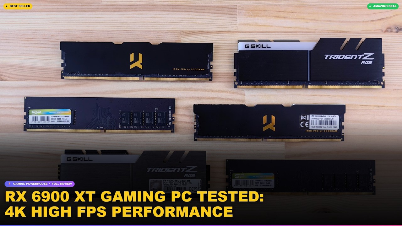 RX 6900 XT Gaming PC Tested: 4K High FPS Performance Worth It? review video