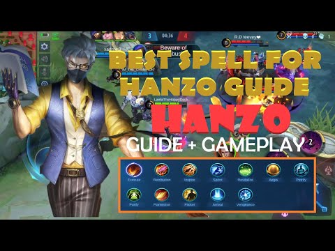 What Is The Best SPELL For HANZO? | MLBB | Guide + Gameplay