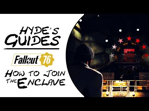 Fallout 76 - How to join the Enclave