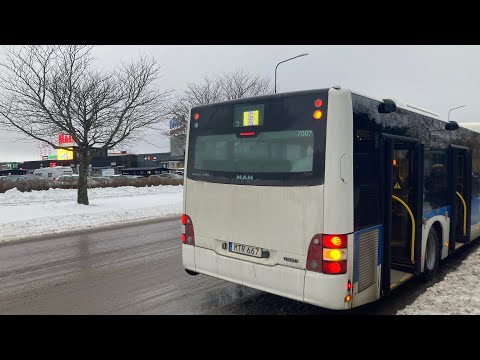 Bus ride linje 5 från Kungsängsgatan till Tortunavägen