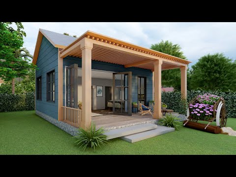 The Most Beautiful Small House Design Idea I've Seen, Very Cozy And Practical