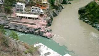 preview picture of video 'Two main streams of water ,forming pious river The GANGA of India.'