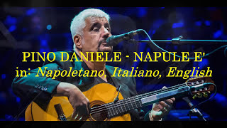 Pino Daniele - Napule è (NAPOLETANO, ITALIANO, ENGLISH)