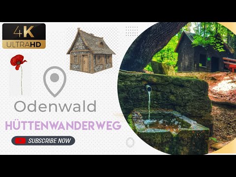Einsamkeit und Stille | Hüttenwanderweg Odenwald | Wandern Hiking 4K