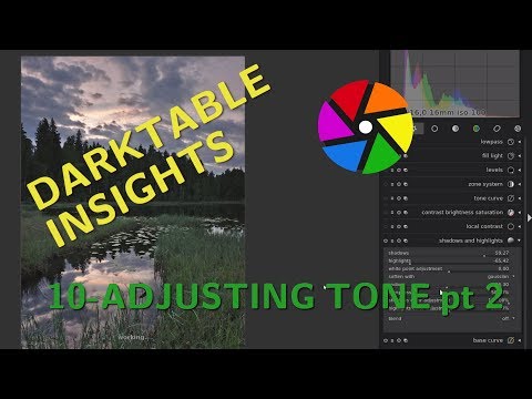 Adjusting tone part 2 - Darktable Insights ep 10