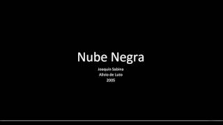 Nube Negra - Joaquín Sabina