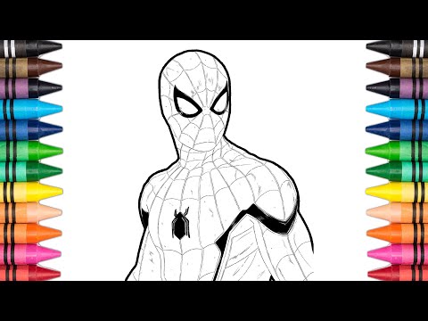 SPIDERMAN Homecoming Coloring Page #26 - Let You Go - Unknown Brain ft NotEvenTanner [NCS Release]