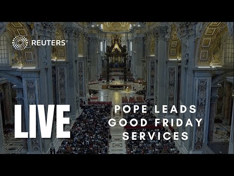 LIVE: Pope leads 'Passion of the Lord' service for Good Friday