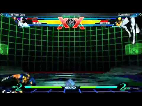 UMVC3 EVO 2014 Winner's Finals Justin Wong vs  Filipino Champ HD
