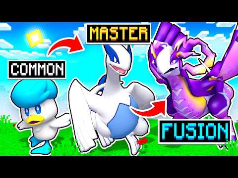 EVOLVING Minecraft Pokemon To FUSION, Then We Battle!