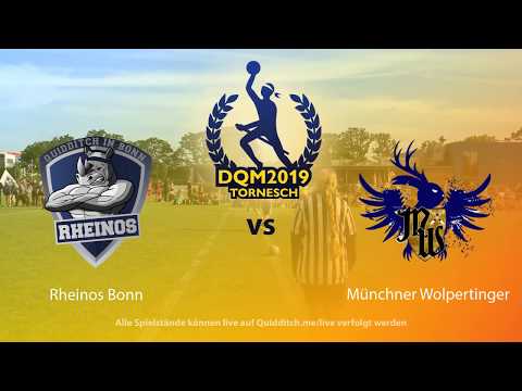 DQM 2019 - Tag 2 - G1 - Rheinos Bonn vs. Münchener Wolpertinger