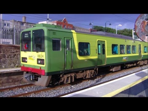 Dart Train number 8624 - Blackrock Station, Dublin