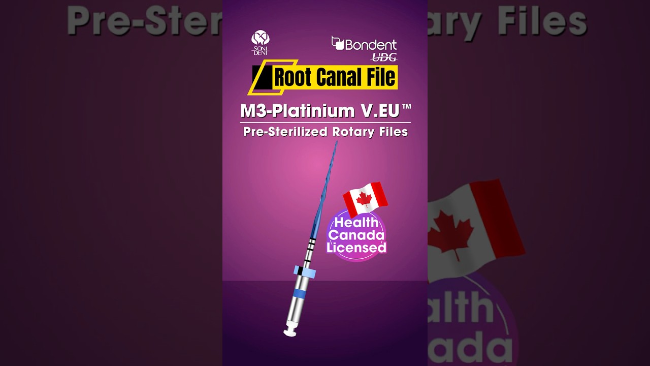 Introducing UDG Platinium V EU™ Pre Sterilized Rotary Files #bondent #rootcanal  #endodontics