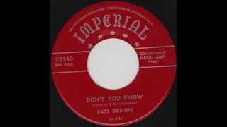 Fats Domino - Don&#39;t You Know - January 27, 1955