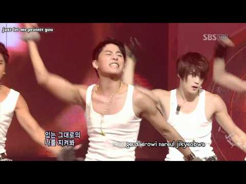 DBSK 동방신기 - Hey! Don't Bring Me Down (live) [eng + rom + hangul + karaoke sub]