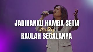 Download lagu Jadikanku Hamba Setia medley Kaulah Segalanya - GMS Live | Ezra Lewina mp3