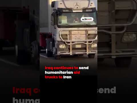 Iraq Sends Continuous Humanitarian Aid Trucks to Iran Amid Ongoing Crisis