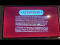 FBI Warning Columbia Picture Marvel