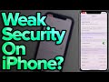 Weak Security On IPhone Here S The Fix