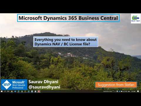 Everything you need to Know about Dynamics NAV /BC License file.
