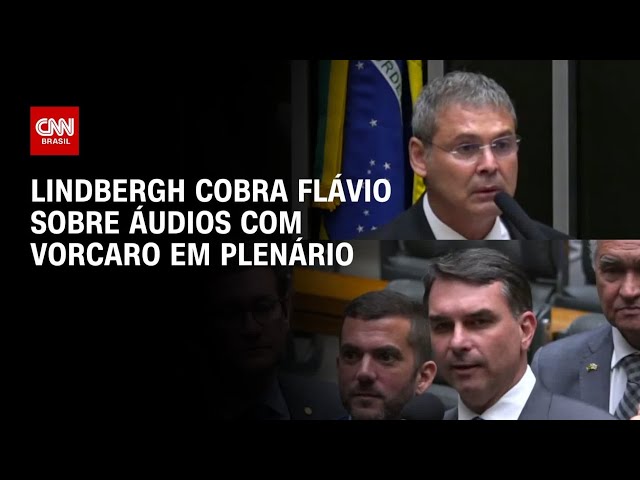 Lindbergh e Flávio discutem sobre áudios do senador com Vorcaro | CNN 360°