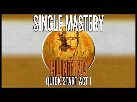 Titan Quest Hunting Single Mastery - Act 1 Quickstart