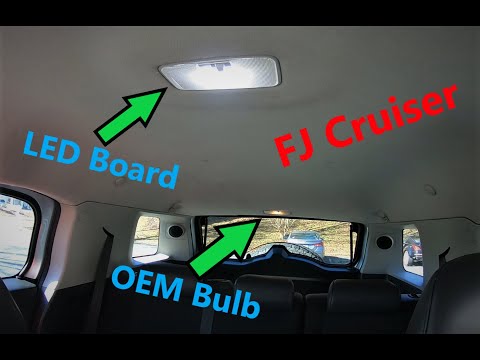 FJ Cruiser Dome Light LED Board Install