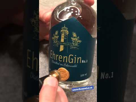 EhrenGin No.1 - handcrafted Premium Gin - Distilled im Odenwald mit Wasser us Kölle!