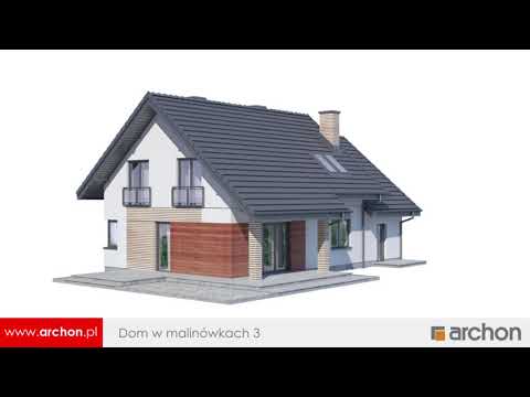 Dom w malinówkach 3 – 115 m2 komfortu I ARCHON+ Projekty Domów