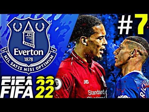 THE BEST MERSEYSIDE DERBY EVER!🔴🔵 -FIFA 22 EVERTON CAREER MODE EP7!!
