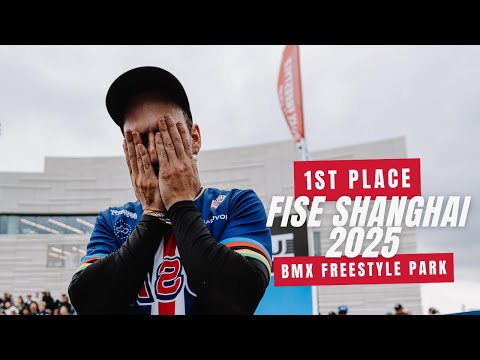 JUSTIN DOWELL - 1ST PLACE | BMX FREESTYLE PARK FINAL - FISE SHANGHAI 2025