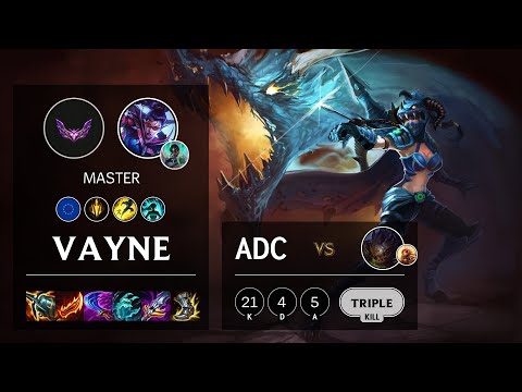 Vayne ADC vs Kog'Maw - EUW Master Patch 12.5