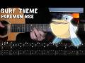 Surf Theme Pokemon Ruby Sapphire Emerald Fingerstyle Guitar Tutorial TAB サーフィン テーマ �