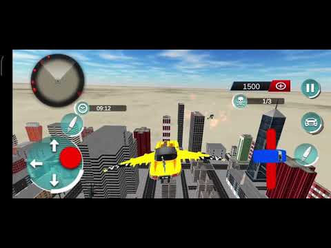 Robot gameplay video 2021 | Flying Car Games - Super Robot Transformation Game | Robot  transformer