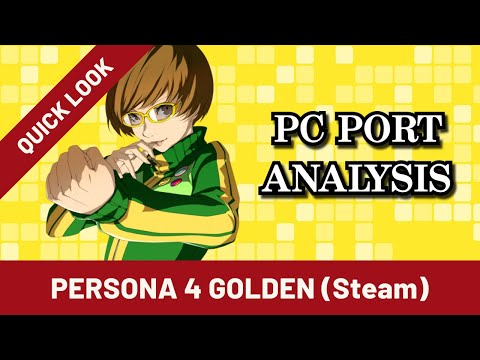 Persona 4 Golden (Steam) first impressions and PC port analysis (PCGI)
