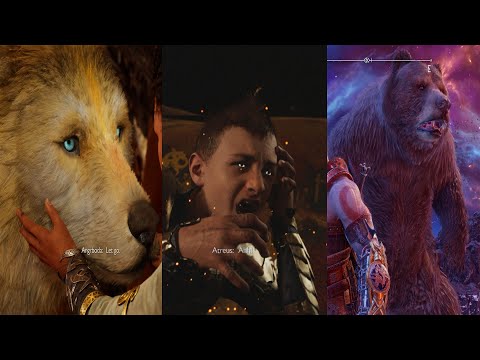 All Atreus Transformations - God of War Ragnarok